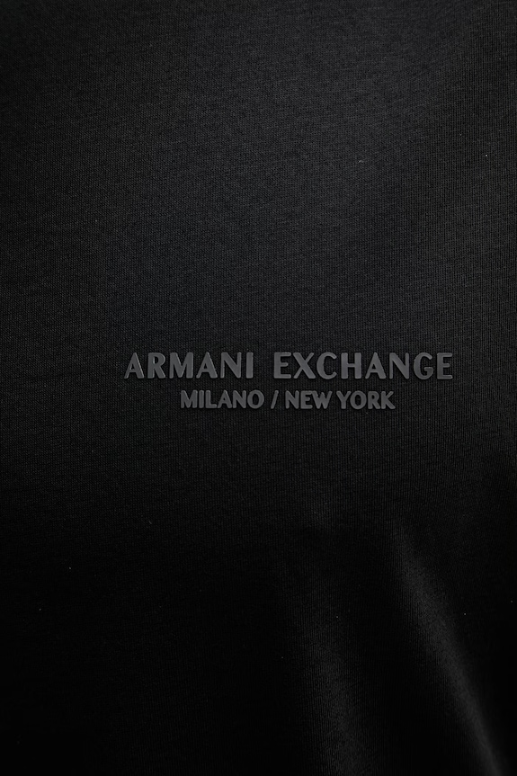 Armani Exchange Top bărbați bumbac XM002640.AF10364.NOS negru