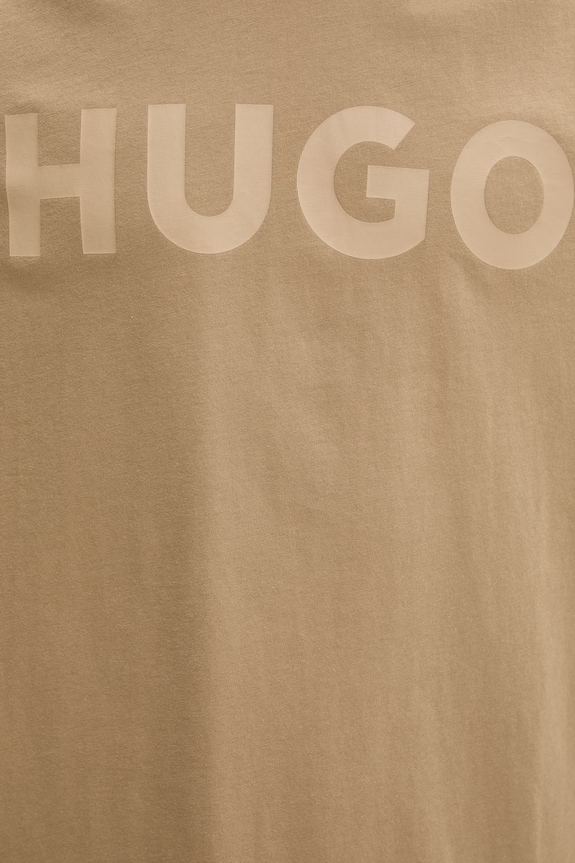 HUGO tričko pánske bavlnené s elastanom Dulivio 50467556.NOS béžová