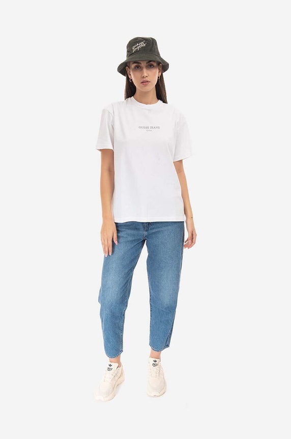 Βαμβακερό μπλουζάκι Guess M2BI01.KBB50
