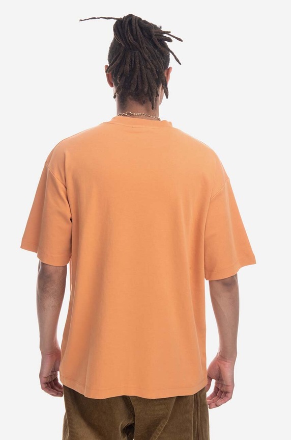 Drôle de Monsieur cotton T-shirt NFPM TS100 orange TS100.PEACH