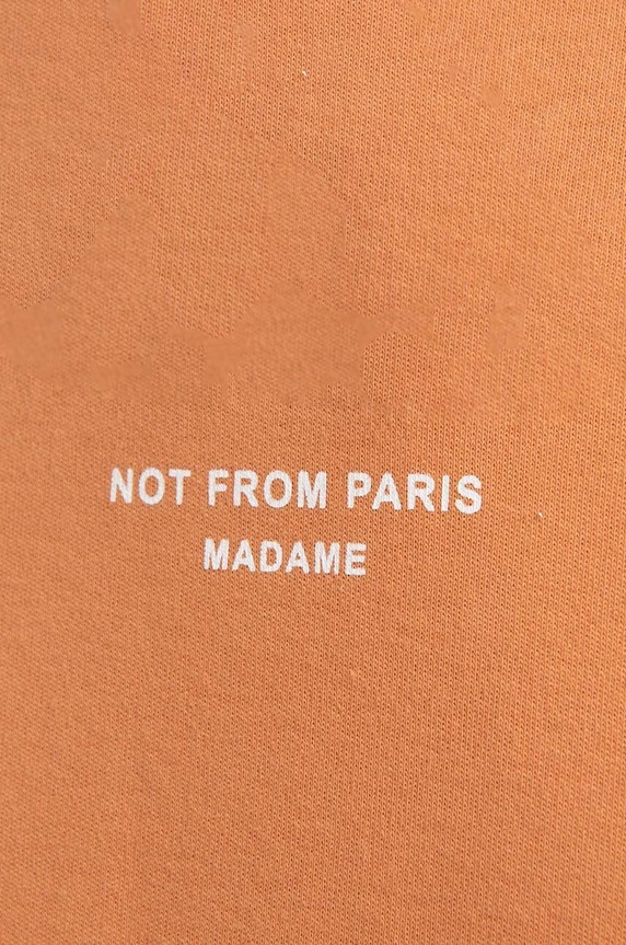 Drôle de Monsieur cotton T-shirt NFPM TS100 TS100.PEACH orange