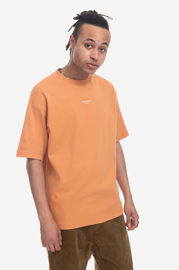 Drôle de Monsieur cotton T-shirt NFPM TS100 TS100.PEACH