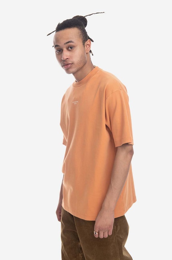Drôle de Monsieur cotton T-shirt NFPM TS100 TS100.PEACH