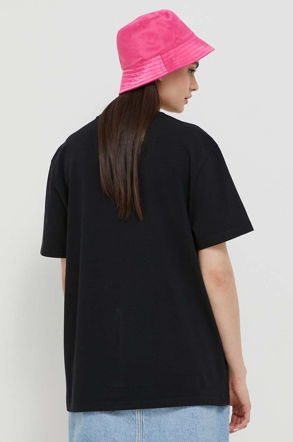 Bombažna kratka majica Preach črna 206313.NOS