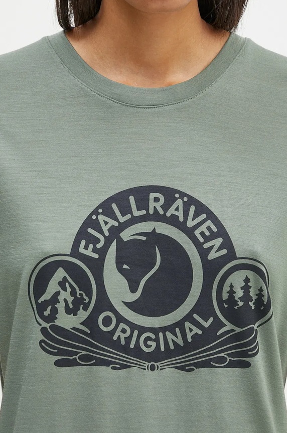 Tričko Fjallraven F84117.614 zelená