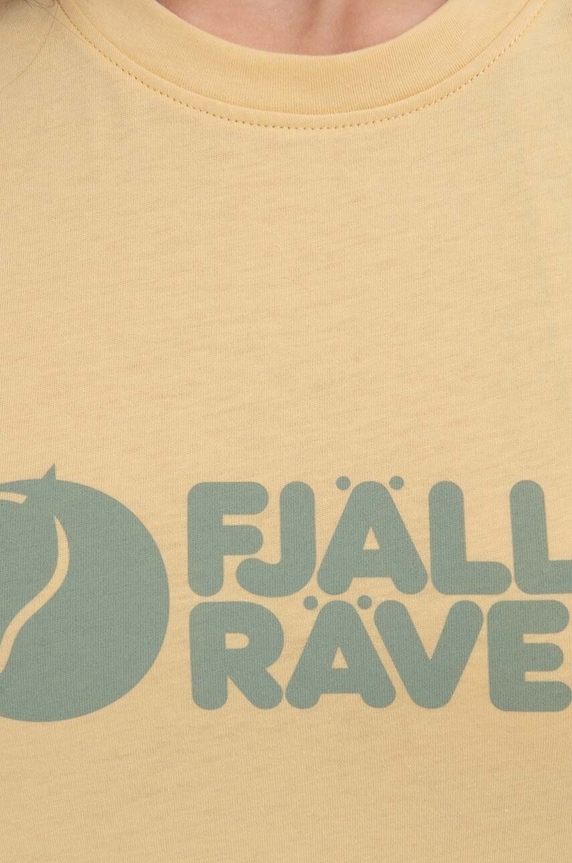 Fjallraven t-shirt Logo Tee F87146.133 sárga SS24