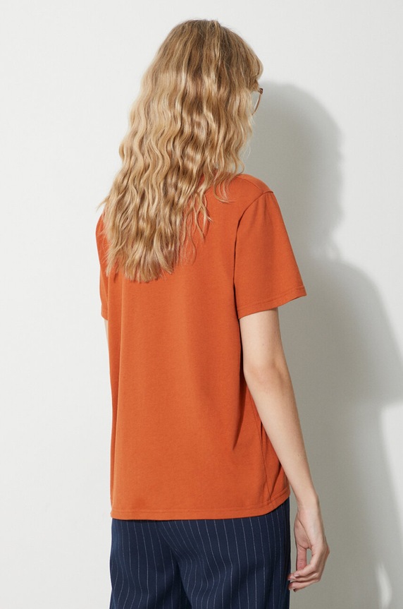 Oblečenie Tričko Fjallraven F87146.243 oranžová