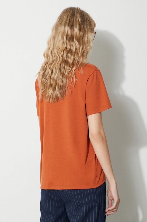 Oblečenie Tričko Fjallraven F87146.243 oranžová