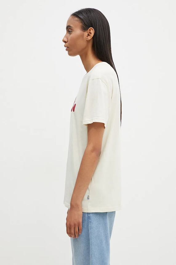 Fjallraven t-shirt F87310.113 beige SS26