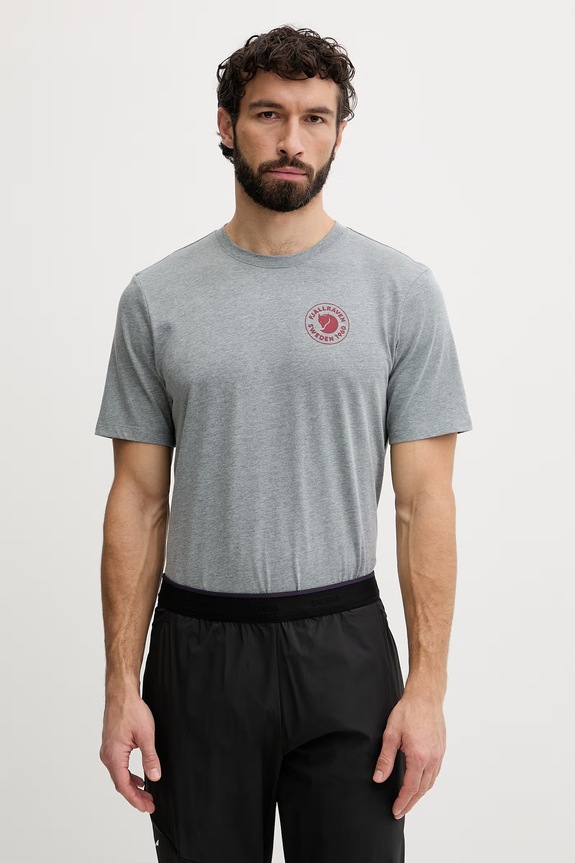 Tričko Fjallraven F87313.051 šedá SS26