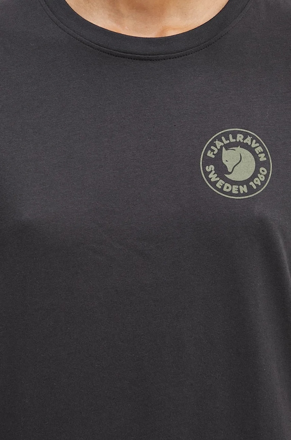 Abbigliamento Fjallraven t-shirt 1960 Logo F87313.550 nero