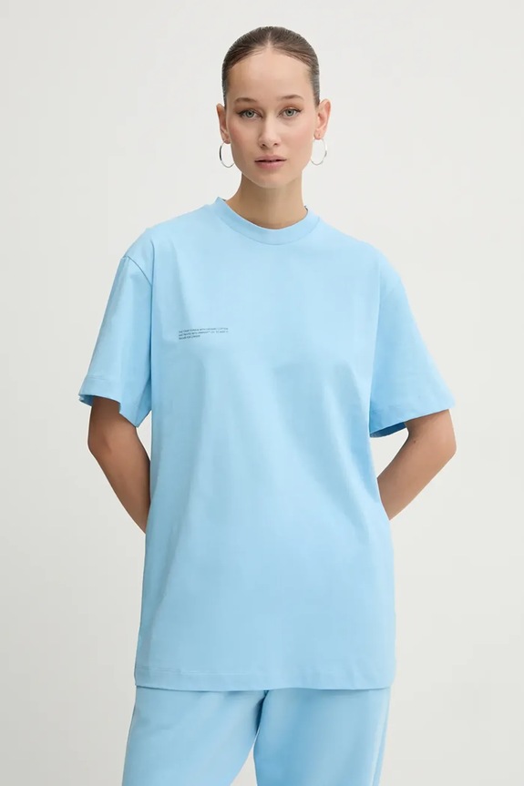 Pamučna majica Pangaia 10000287 plava