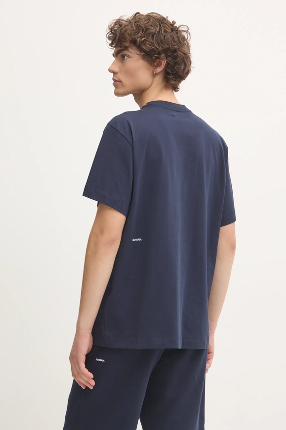 Pamučna majica Pangaia mornarsko plava 10000287