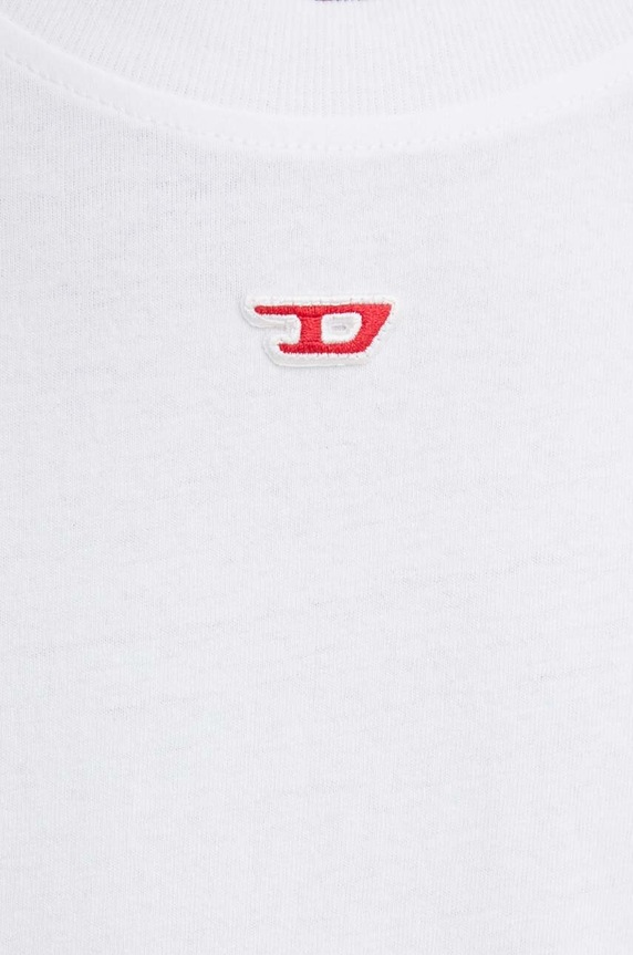 Diesel tricou din bumbac T-BOXT-D MAGLIETTA A13937.0NIAR alb