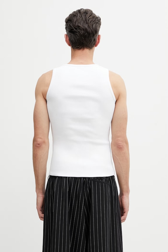 Clothing Martine Rose top with cotton 686JE08000F white