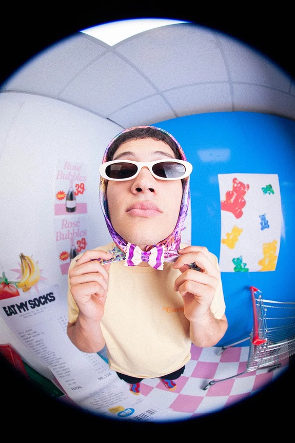 Eat My Socks spinka do włosów Farfalle Purple różowy EMSACCHCFAP