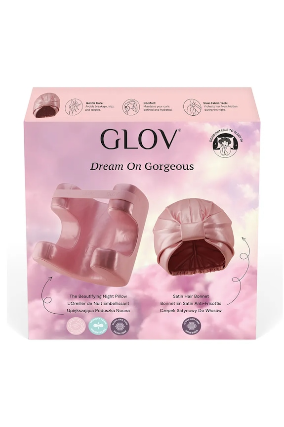 Комплект възглавница против бръчки и тюрбан GLOV Dream On, Gorgeous 5907440749207 многоцветен AA00