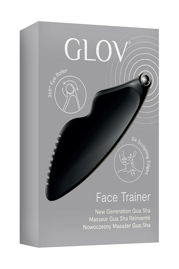 Плочка гуа ша GLOV Face Trainer черен 5907440749146