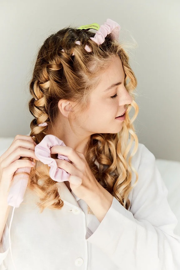GLOV opaska do loków CoolCurl różowy 5907440743571