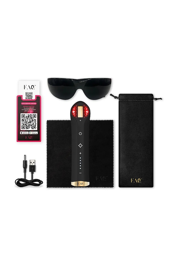 FOREO dispozitiv de terapie cu lumină roșie nir FAQ 502 F0549 negru AA00