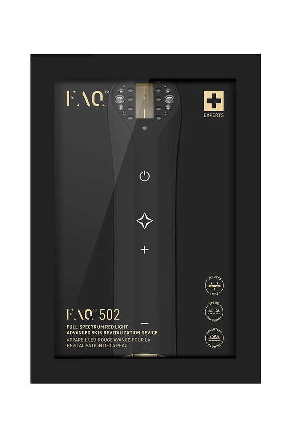 Home SPA FOREO dispozitiv de terapie cu lumină roșie nir FAQ 502 F0549 negru