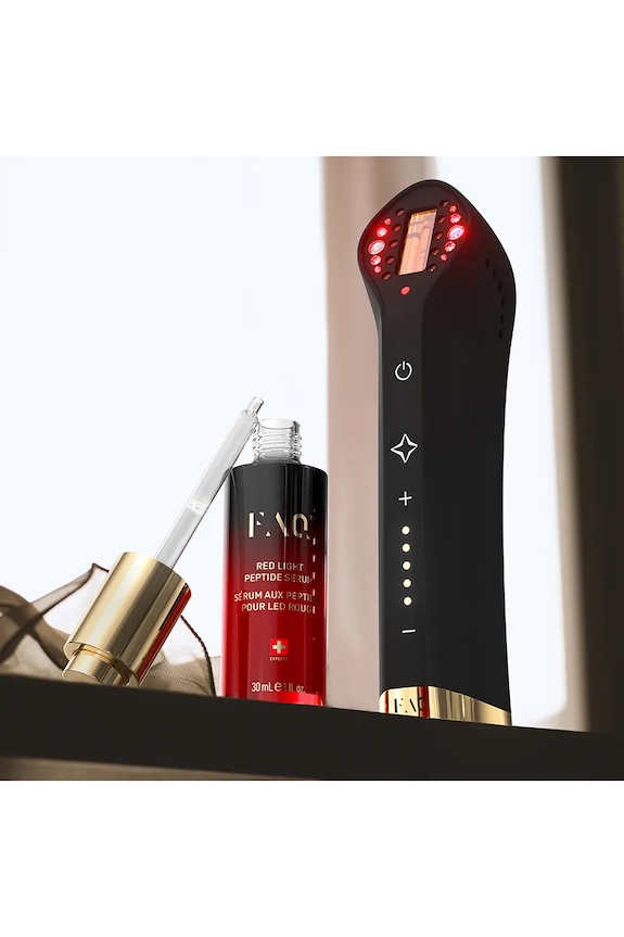 FOREO dispozitiv de terapie cu lumină roșie nir FAQ 502 negru F0549