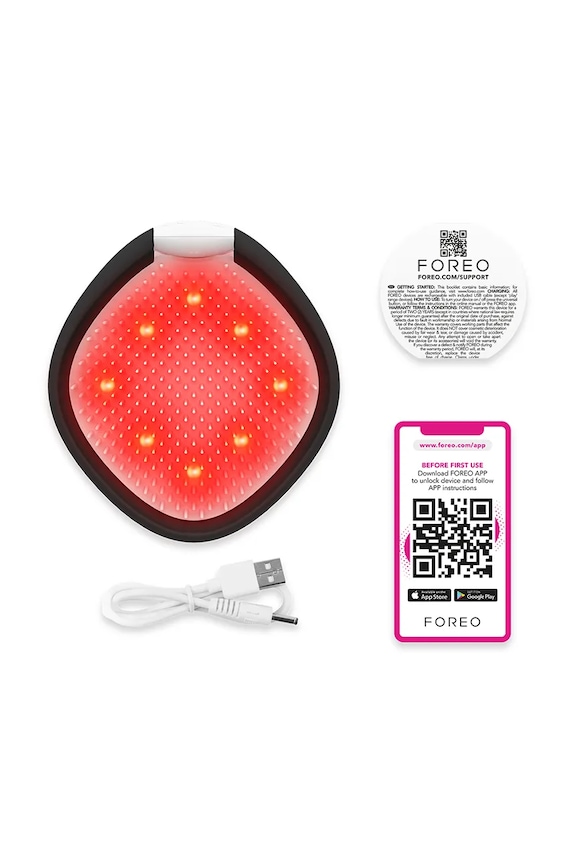 Home SPA FOREO perie de păr avansată cu iluminare LED Flip Play Advanced F3287 negru