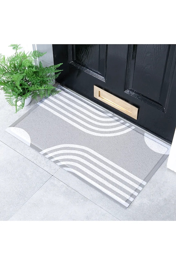 Artsy Doormats preș Grey Abstract Line 70 x 40cm DMW.GREYABSLINES.7040 multicolor AA00