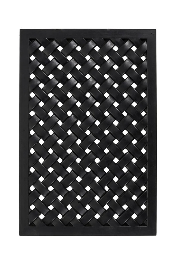 House Doctor rohož na topánky z plastu 60 x 40 x 1,7 cm čierna 900000930