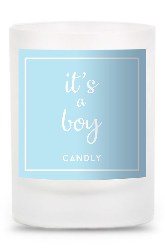 Candly Ароматна соева свещ It's a boy. 250 g многоцветен No4IAB