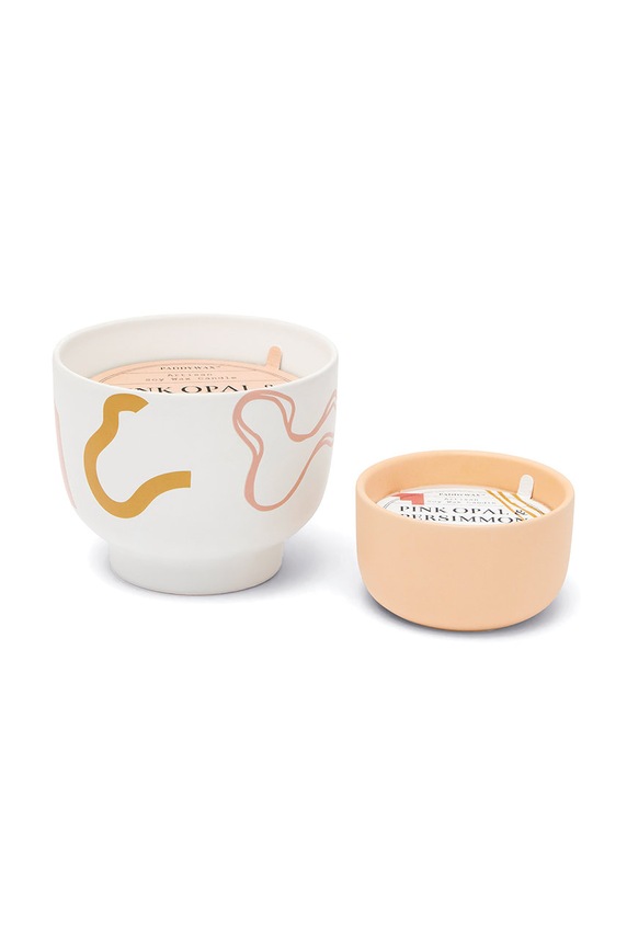 Paddywax candele profumate di soia Pink Opal & Persimmon 340g WA1202EU verde AA00