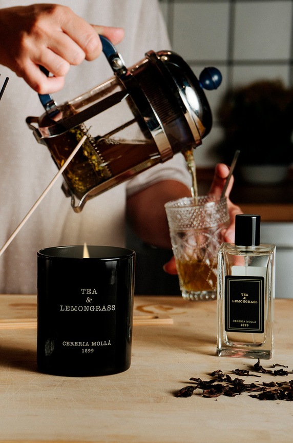 Cerreria Molla Raspršivač mirisa Tea & Lemongrass 100 ml CM.1314 bež AA00