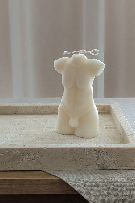 Sójová sviečka Bella Bulba torso 5903957208299 biela AA00