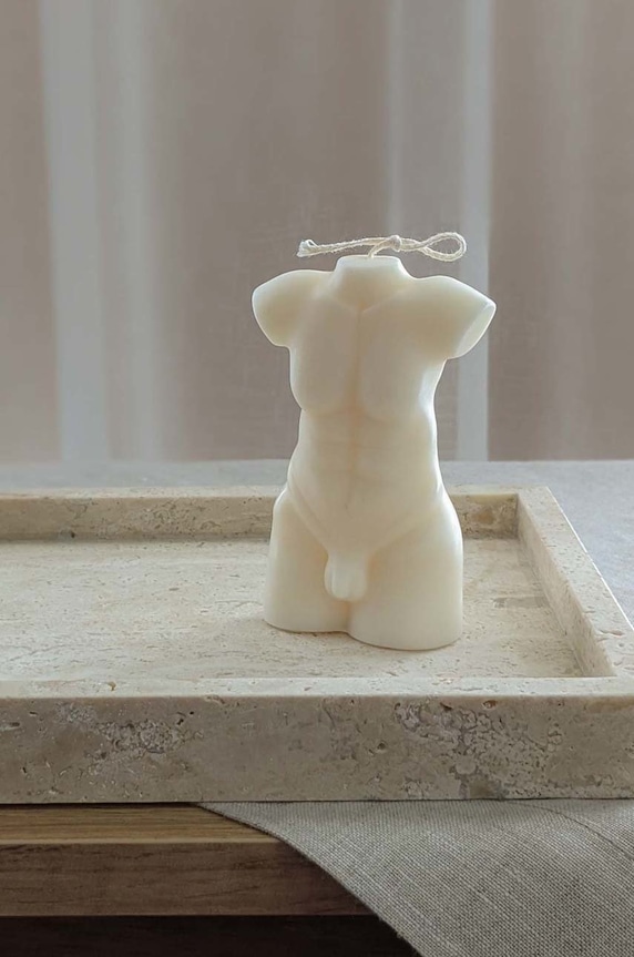 Sójová sviečka Bella Bulba torso 5903957208299 biela AA00