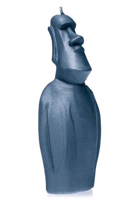 Candellana świeca dekoracyjna Statue Of Easter granatowy 5902650673427