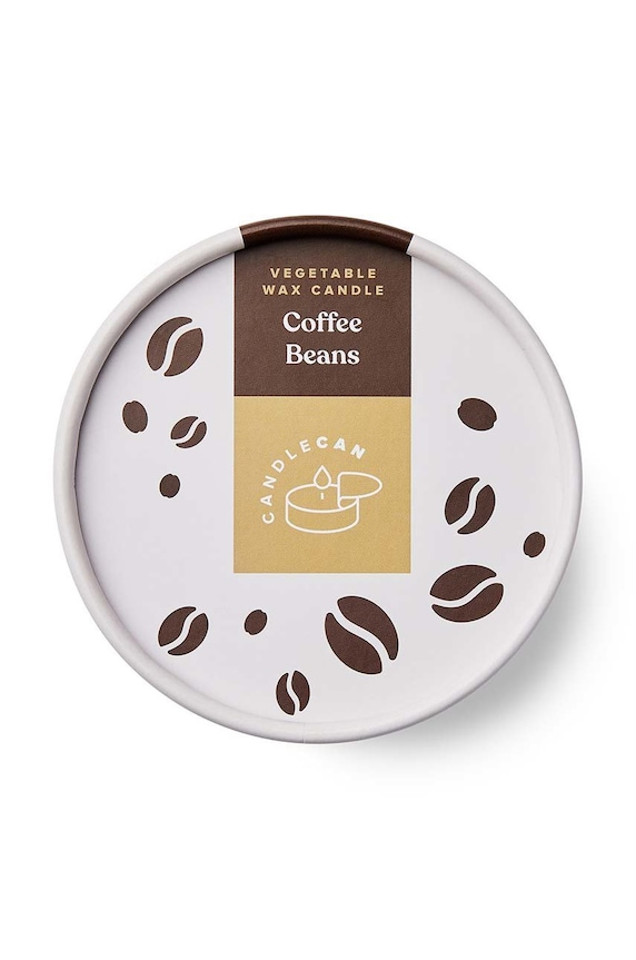 Home SPA CandleCan lumanare aromata Coffee Beans can.coffee maro
