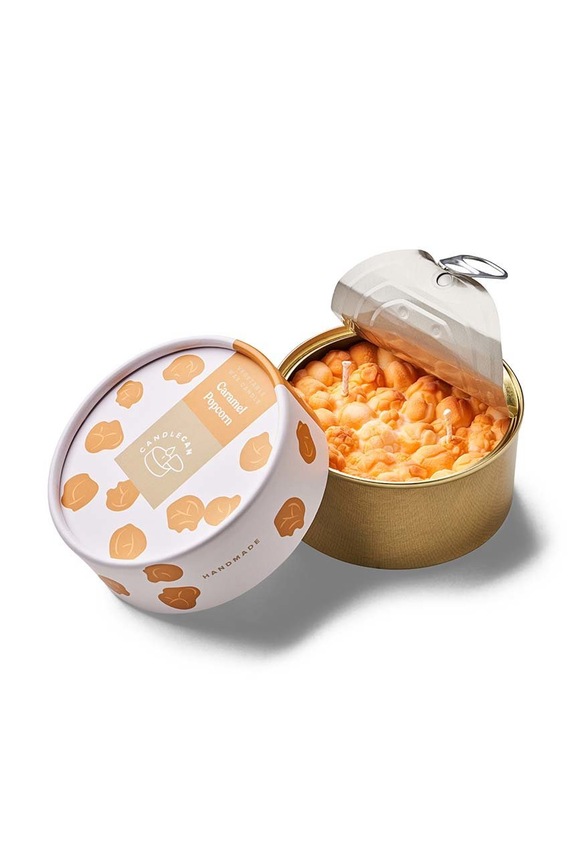 Ароматизована свічка CandleCan Caramel Popcorn білий can.popcorn