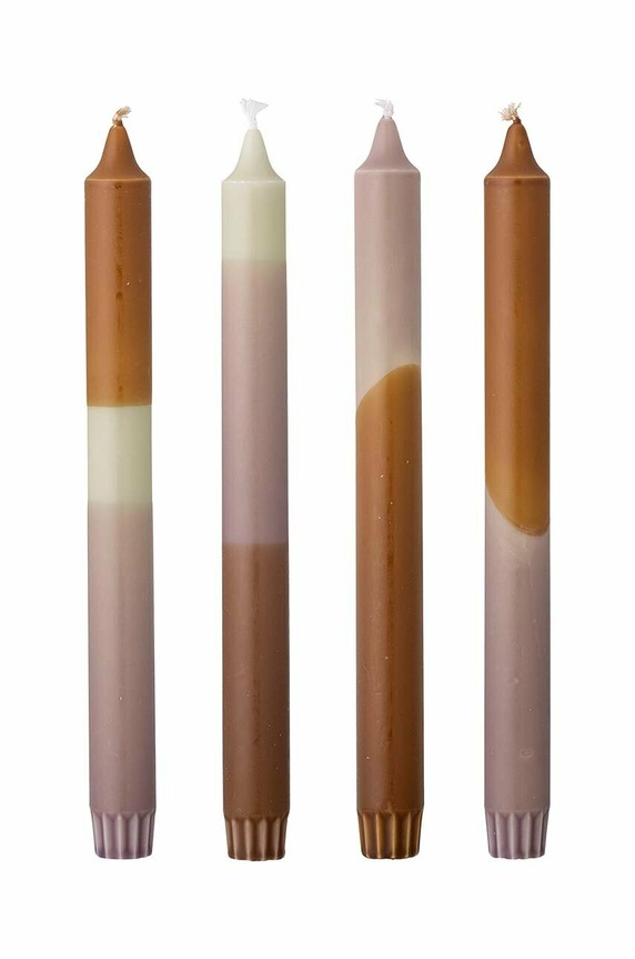 Σετ κεριών Bloomingville 4-pack μωβ 82058247