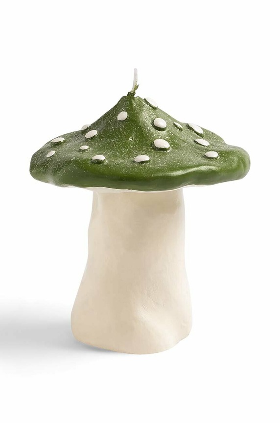 &k amsterdam dekor gyertya Mushroom Dots zöld 1093.03
