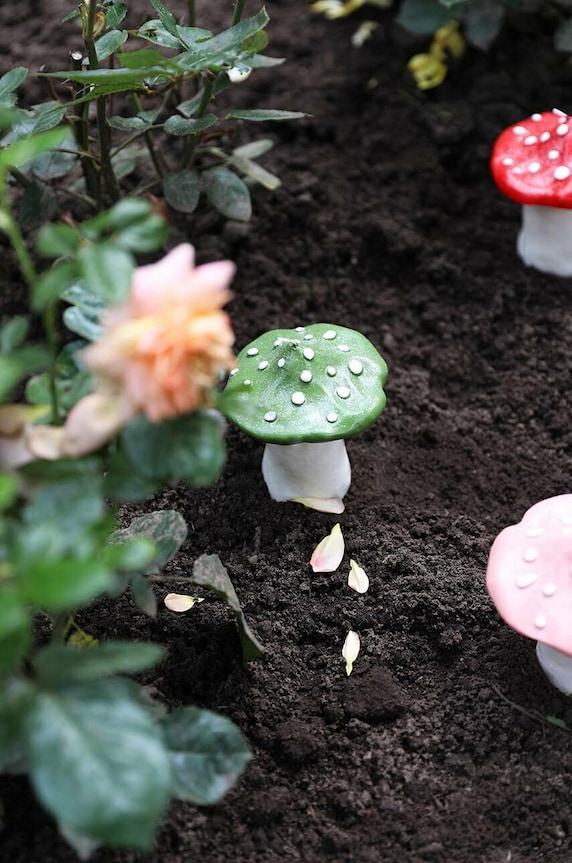 Dekorativní svíčka &k amsterdam Mushroom Dots 1093.02