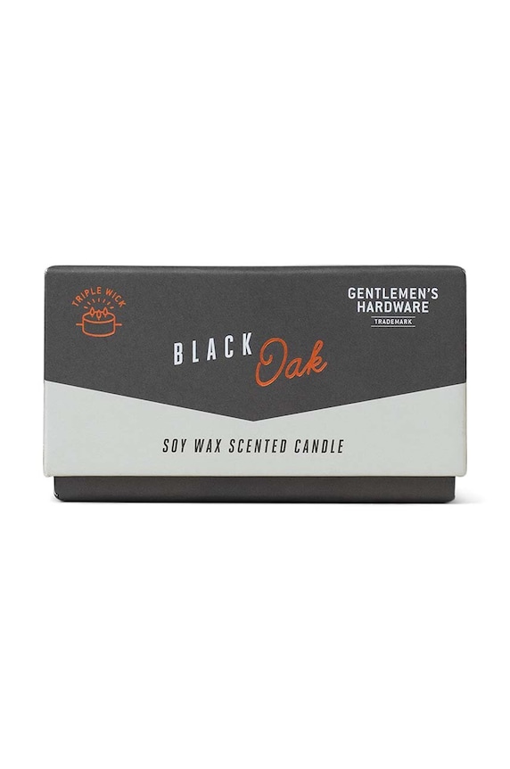 Home SPA Αρωματικό κερί σόγιας Gentelmen's Hardware Black Oak 198 g GEN588UK. πολύχρωμο