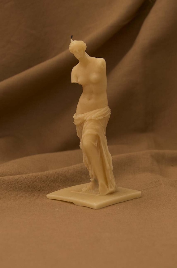 Ozdobná sviečka Really Nice Things Venus Candle 1938215 oranžová AA00