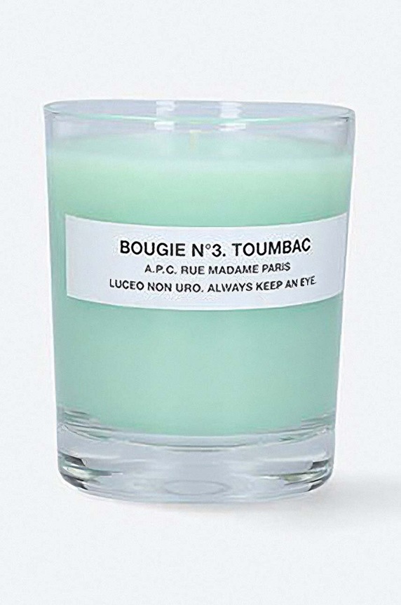 A.P.C. scented candle green YBZAA.M84001