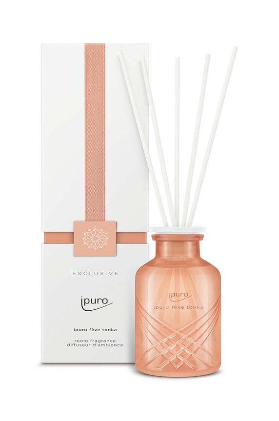 Ipuro difuzor de arome Exclusive Feve Tonka 240 ml ZIPU1354 portocaliu AA00