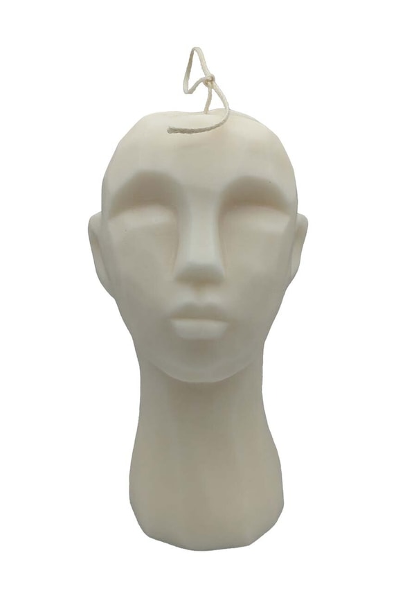 Bella Bulba lumânare de soia Sculpture alb 5903957208411