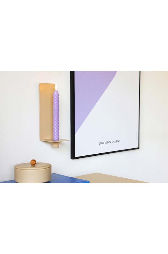 Design Letters świeca led 2-pack 60601003LILAC różowy AA00