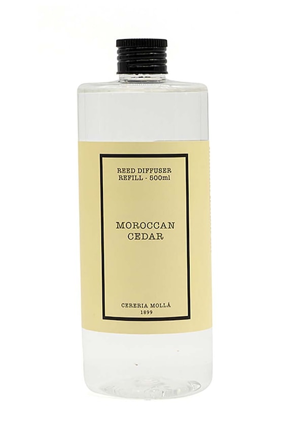 Cereria Molla zapas do dyfuzora zapachowego Moroccan Cedar 500 ml żółty CM.7733
