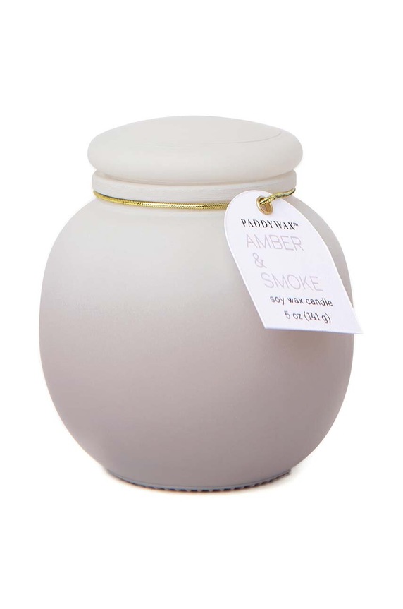 Mirisna svijeća od sojinog voska Paddywax Amber & Smoke 141 g šarena ORB0504EU