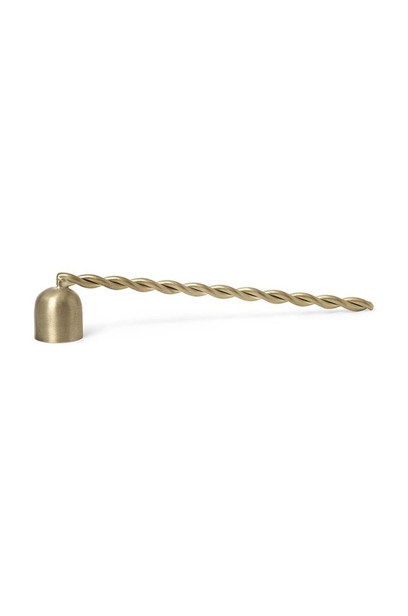 Zvono za gašenje svijeća ferm LIVING Twist Candle Snuffer zlatna 1104266075