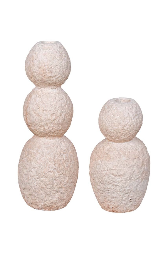 Διακοσμητικό κηροπήγιο House Nordic 2-pack μπεζ 4561181
